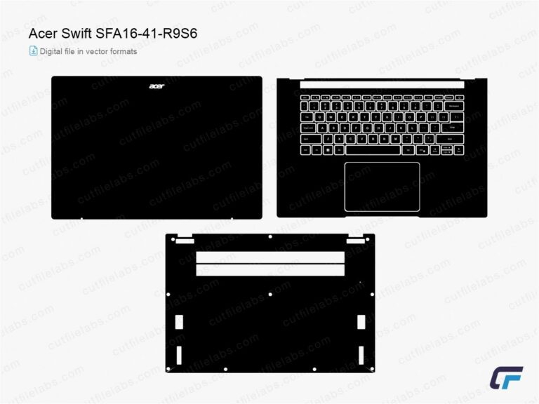 Acer Swift SFA16-41-R9S6 (2023) Cut File Template