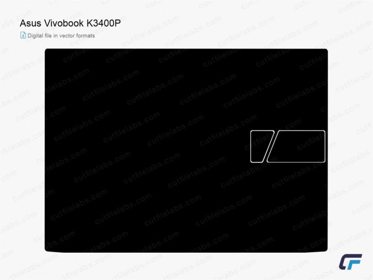 Asus VivoBook K3400P (2021) Cut File Template