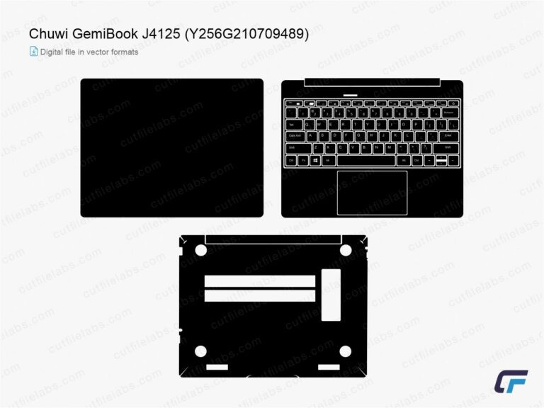 Chuwi GemiBook J4125 (Y256G210709489) (2020) Cut File Template