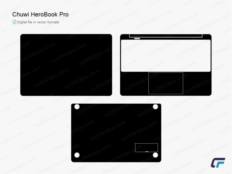 Chuwi HeroBook Pro Cut File Template
