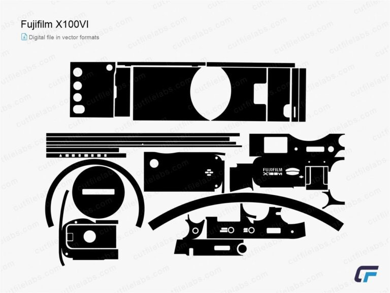 Fujifilm X100VI (2024) Cut File Template