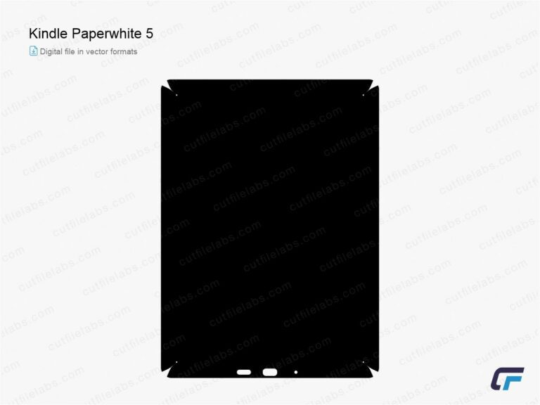 Kindle Paperwhite 5 Cut File Template