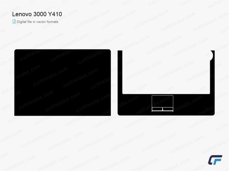 Lenovo 3000 Y410 (2008) Cut File Template