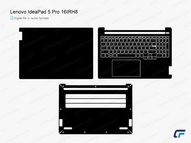Lenovo IdeaPad 5 Pro 16IRH8 Cut File Template
