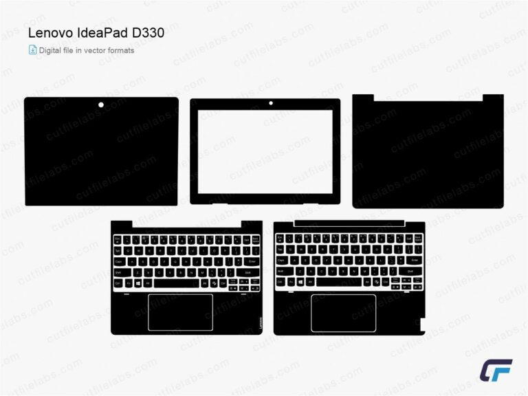 Lenovo IdeaPad D330 Cut File Template