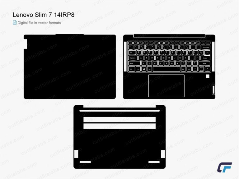 Lenovo Slim 7 14IRP8 Cut File Template