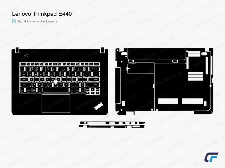 Lenovo Thinkpad E440 Cut File Template