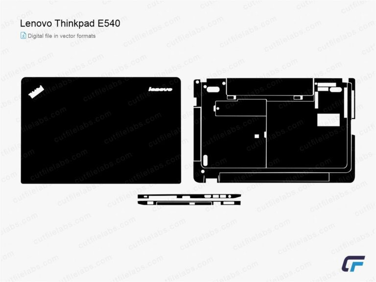 Lenovo Thinkpad E540 Cut File Template