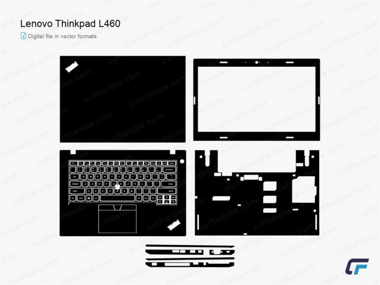 Lenovo ThinkPad L460 (2016) Cut File Template