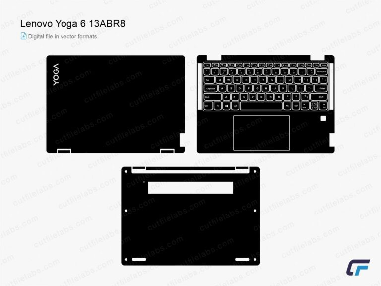Lenovo Yoga 6 13ABR8 (2023) Cut File Template