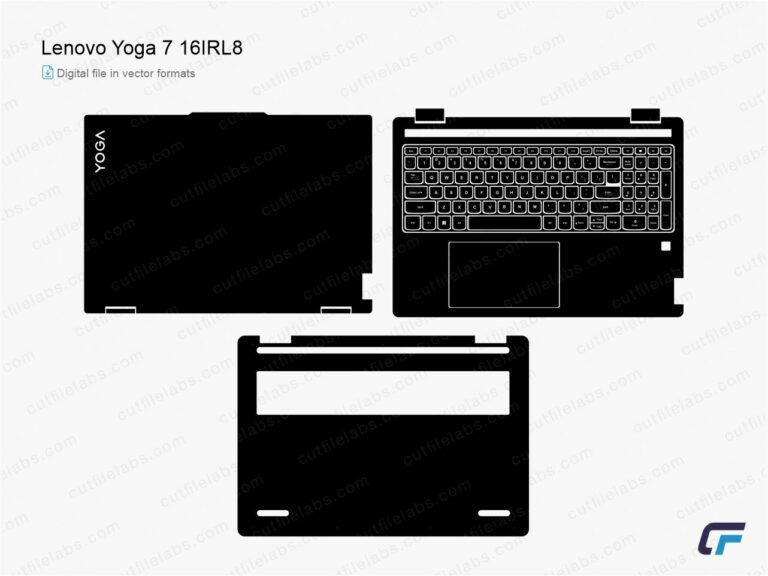 Lenovo Yoga 7 16IRL8 (2023) Cut File Template