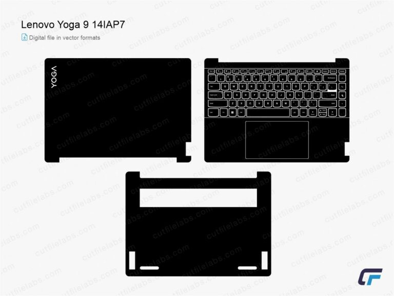 Lenovo Yoga 9 14IAP7 (2022) Cut File Template
