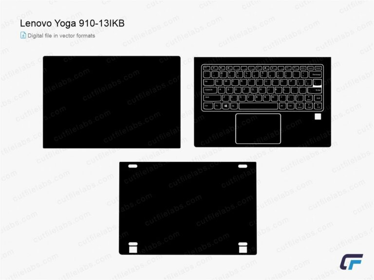 Lenovo Yoga 910-13IKB (2017) Cut File Template