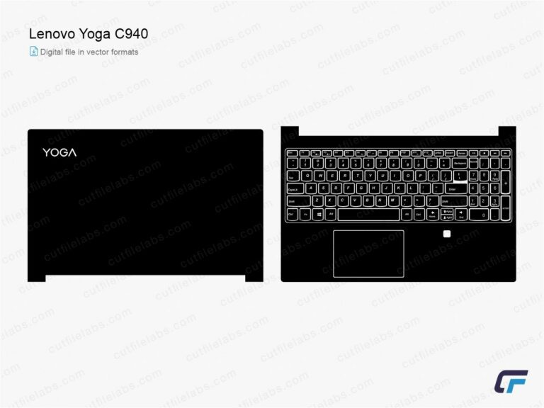 Lenovo Yoga C940 (2020) Cut File Template