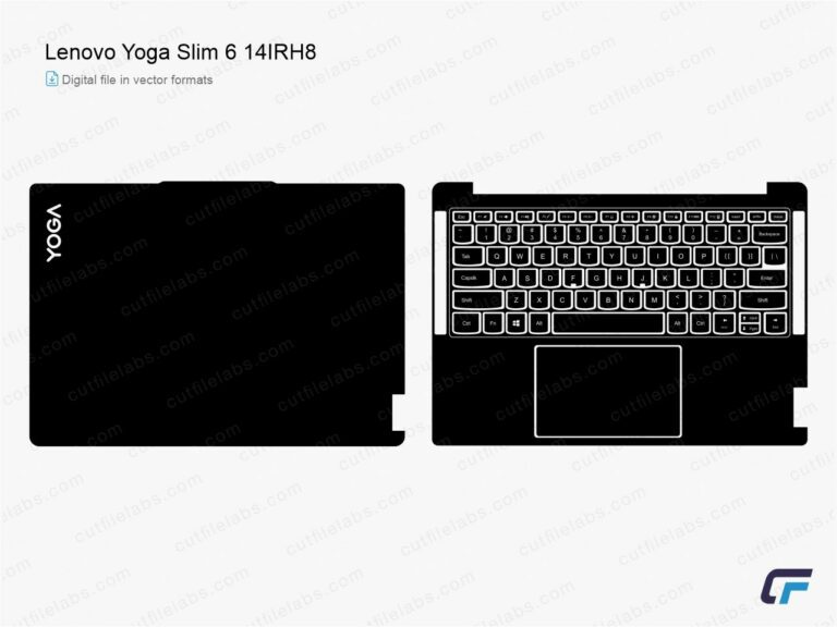 Lenovo Yoga Slim 6 14IRH8 (2023) Cut File Template