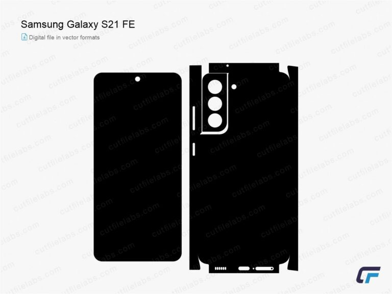 Samsung Galaxy S21 FE (2021) Cut File Template