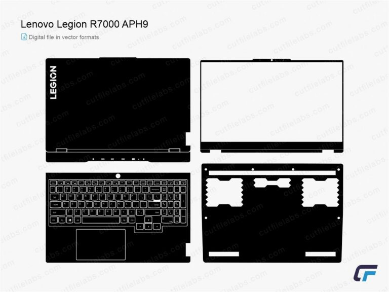Lenovo Legion R7000 APH9 (2023) Cut File Template