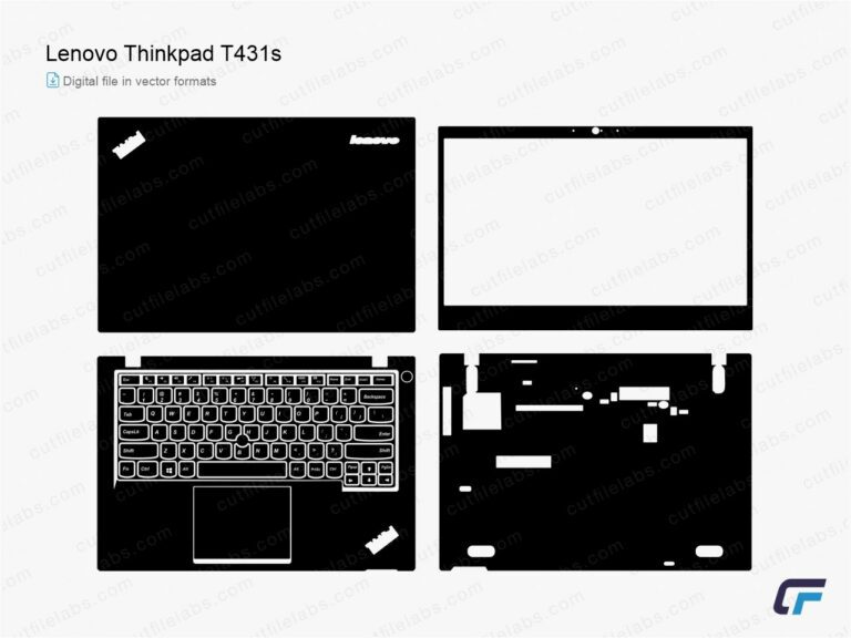 Lenovo ThinkPad T431s (2013) Cut File Template