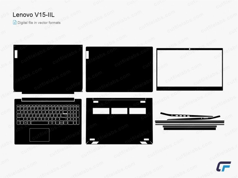 Lenovo V15-IIL (2020) Cut File Template