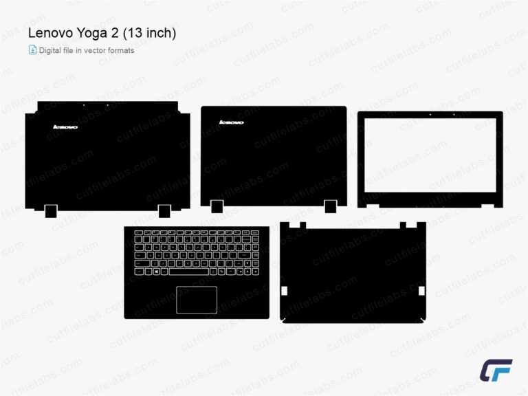 Lenovo Yoga 2 (13 inch) (2014) Cut File Template