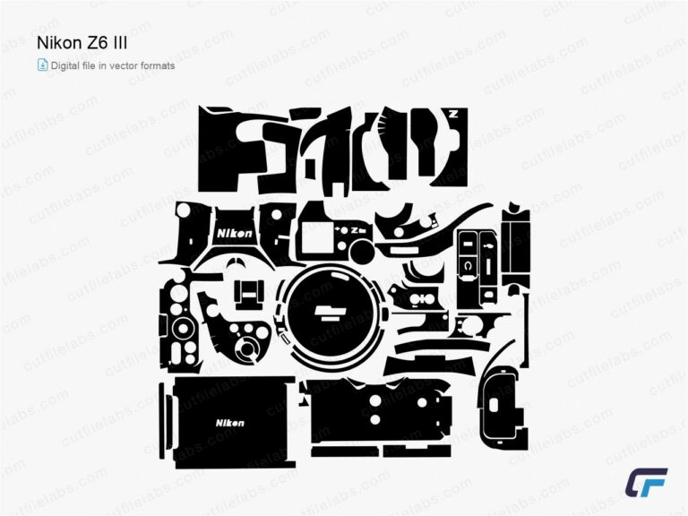 Nikon Z6 III (2024) Cut File Template