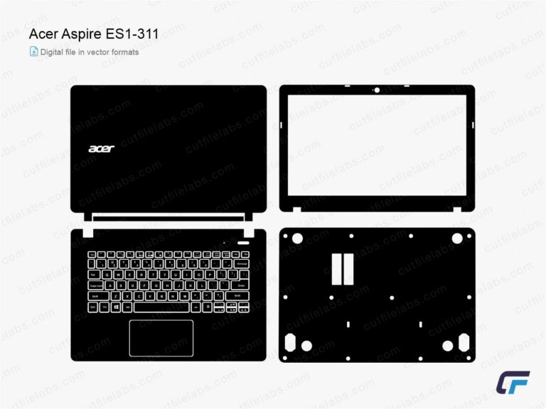 Acer Aspire ES1-311 (2015) Cut File Template