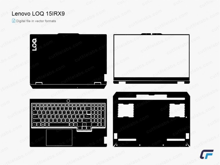 Lenovo LOQ 15IRX9 (2024) Cut File Template