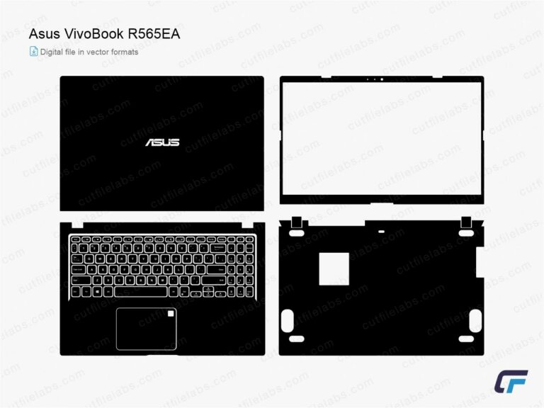 Asus VivoBook R565EA (2021) Cut File Template