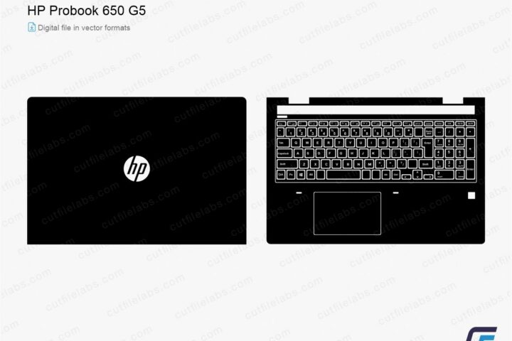 HP Probook 650 G5 (2019) Cut File Template