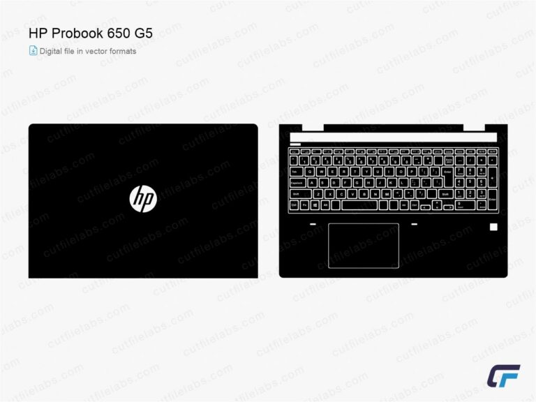 HP Probook 650 G5 (2019) Cut File Template