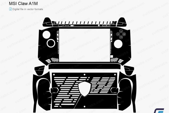 MSI Claw A1M (2024) Cut File Template