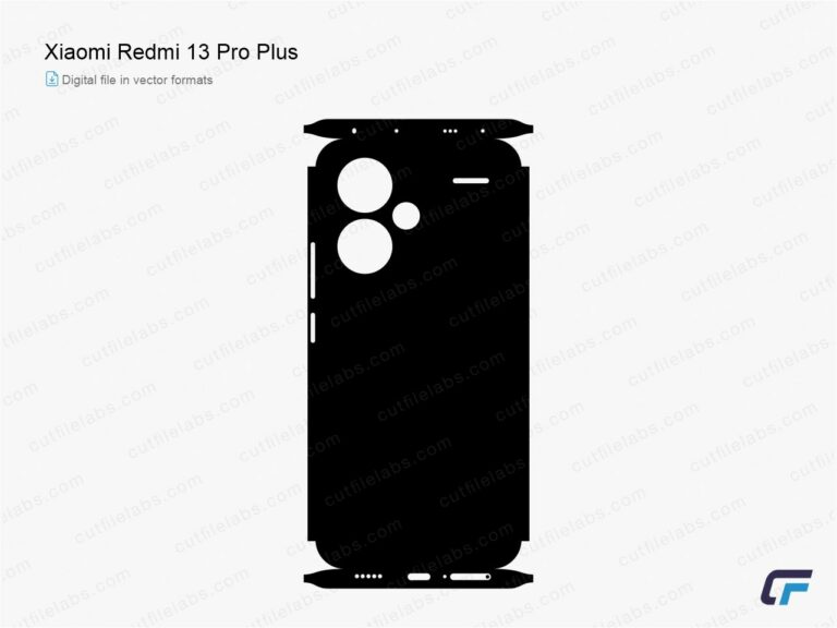 Xiaomi Redmi 13 Pro Plus (2023) Cut File Template