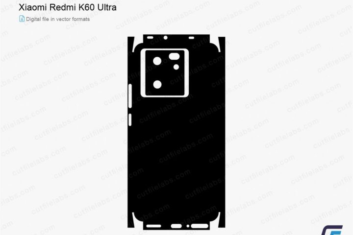 Xiaomi Redmi K60 Ultra (2023) Cut File Template