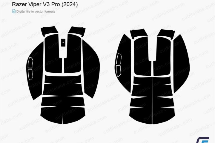 Razer Viper V3 Pro (2024) Cut File Template