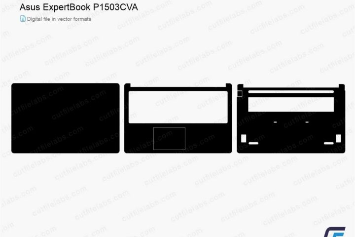 Asus ExpertBook P1503CVA (2024) Cut File Template