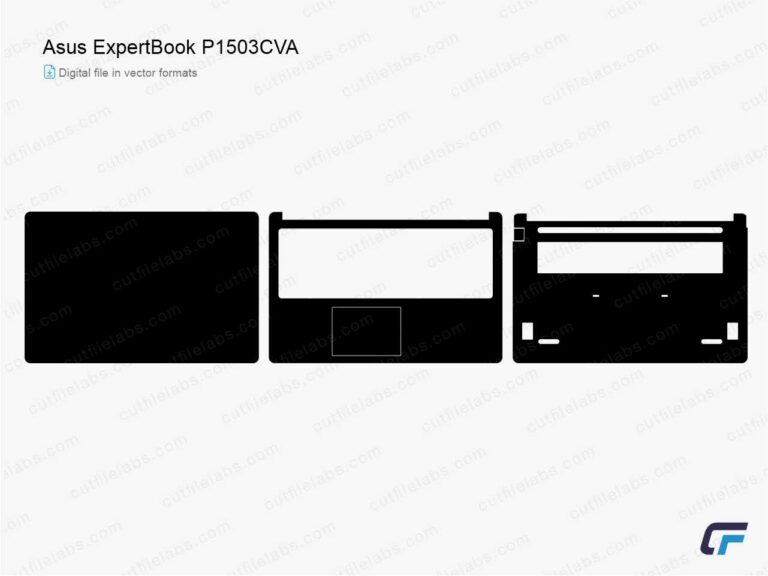 Asus ExpertBook P1503CVA (2024) Cut File Template
