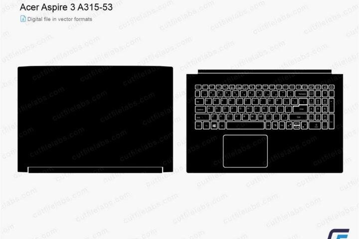 Acer Aspire 3 A315-53 (2019) Cut File Template