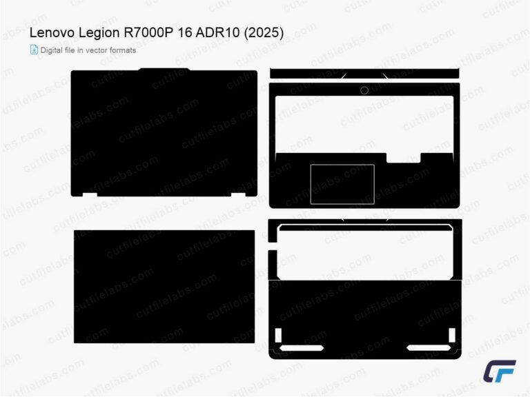 Lenovo Legion R7000P ADR10 (2025) Cut File Template