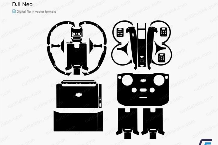 DJI Neo (2024) Cut File Template