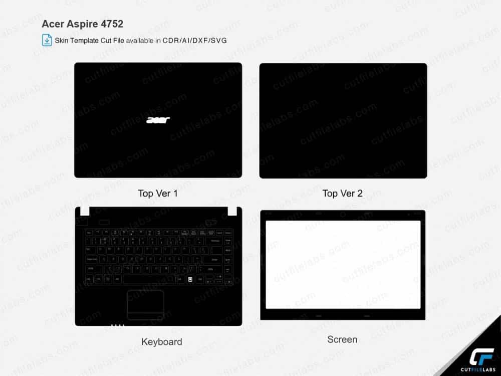 Acer Aspire 4752 Cut File Template