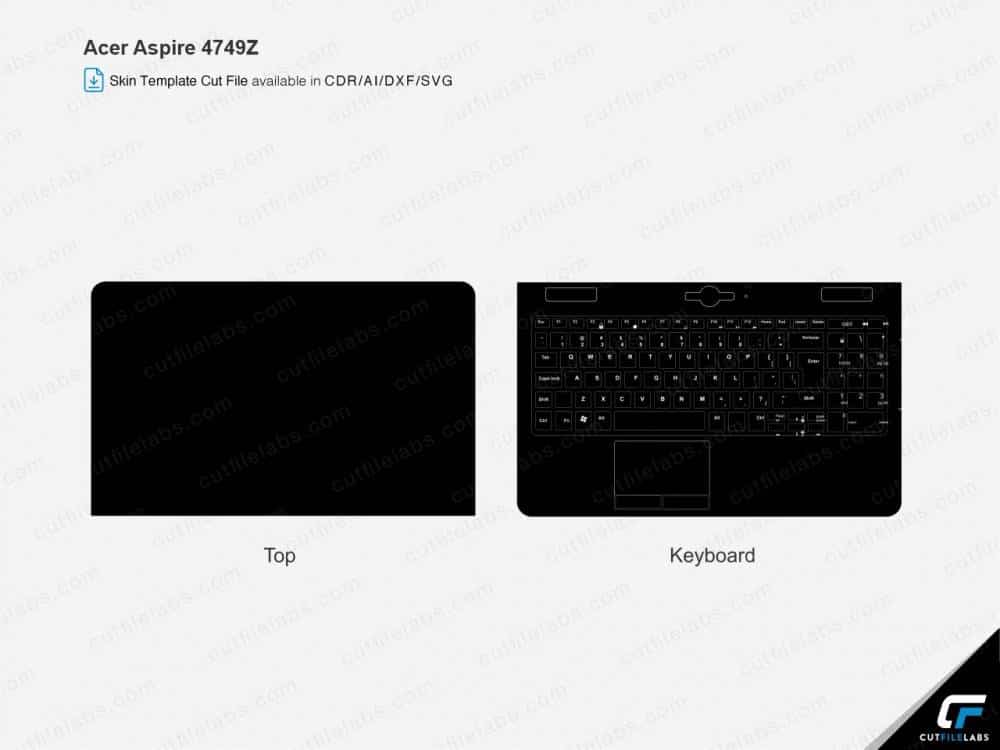 Acer Aspire 5732Z Cut File Template