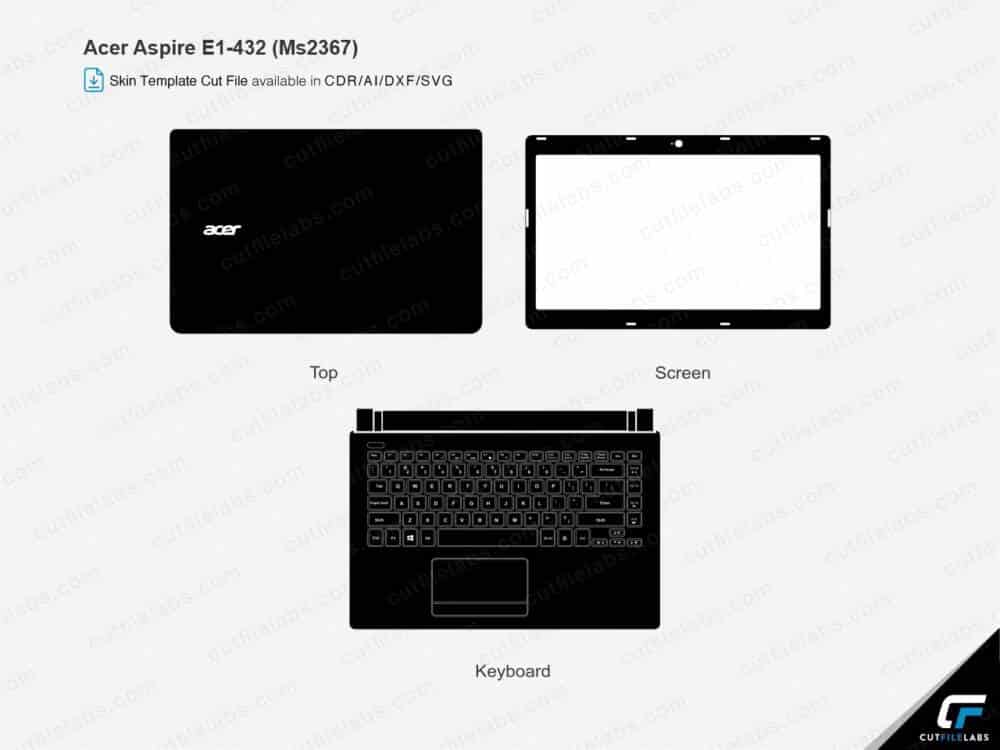 Acer Aspire E1-432 (MS2367) Cut File Template