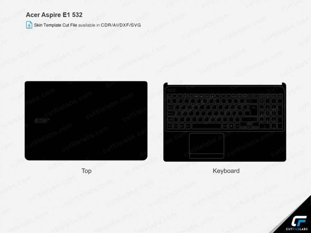 Acer Aspire  E1 532 Cut File Template