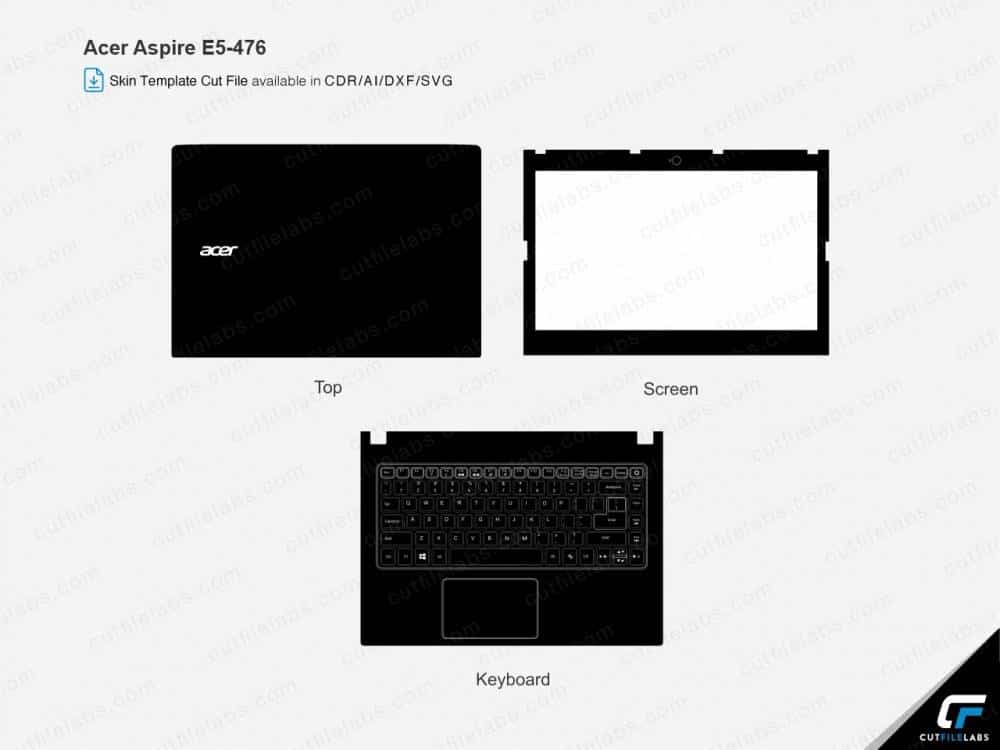 Acer Aspire E5-476 Cut File Template