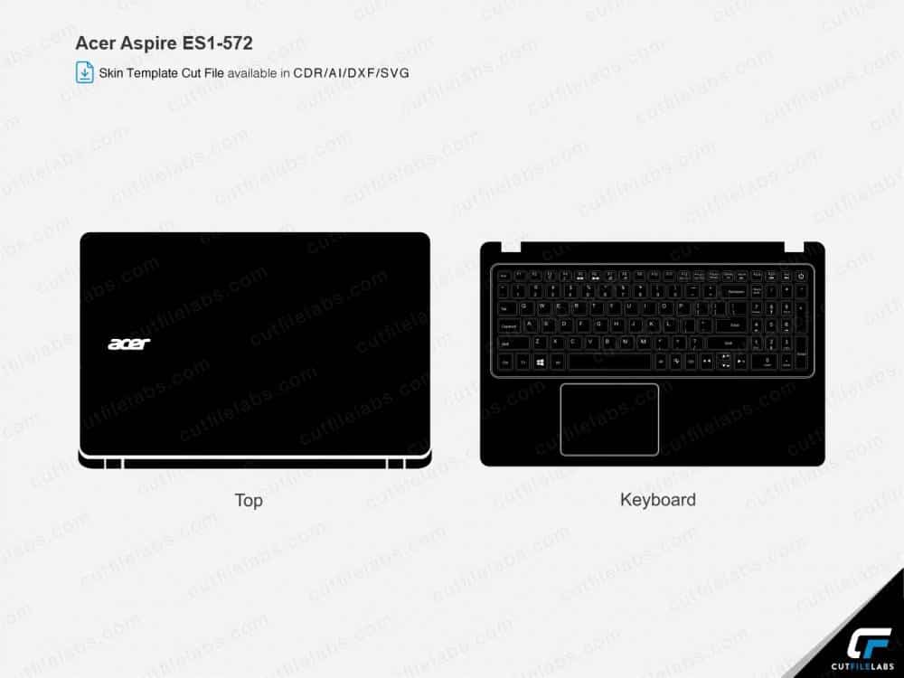 Acer Aspire ES1-572 Cut File Template