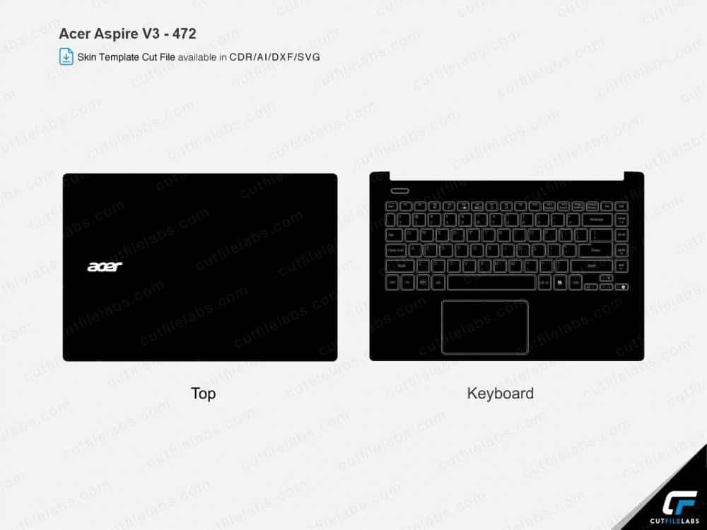 Acer Aspire V3-472 (2014) Cut File Template