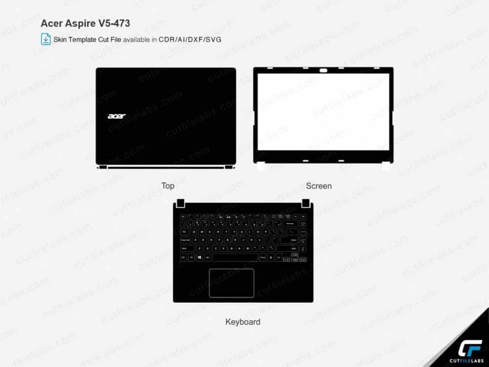 Acer Aspire V5-473 (2014) Cut File Template