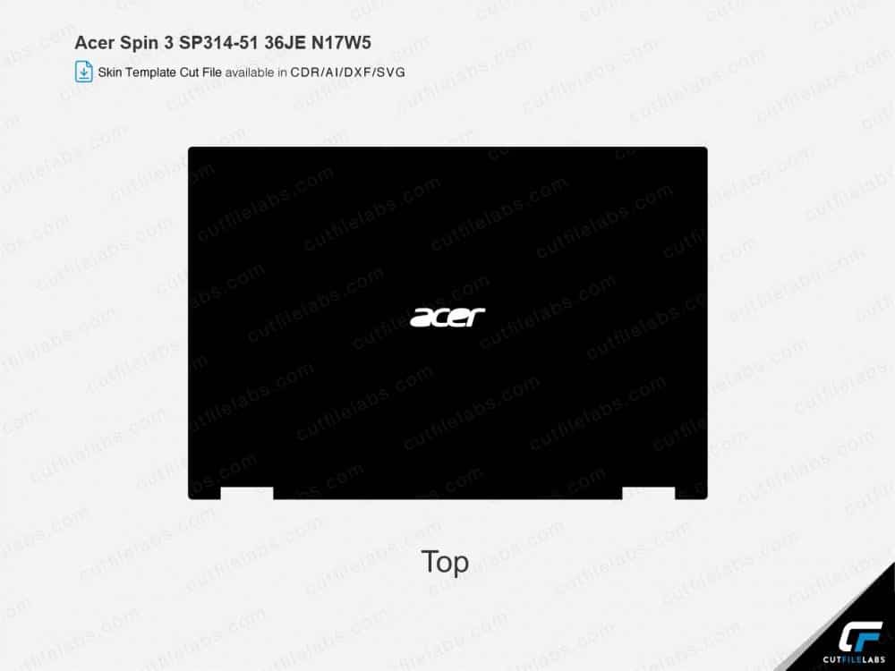 Acer Spin 3 SP314-51 36JE N17W5 Cut File Template