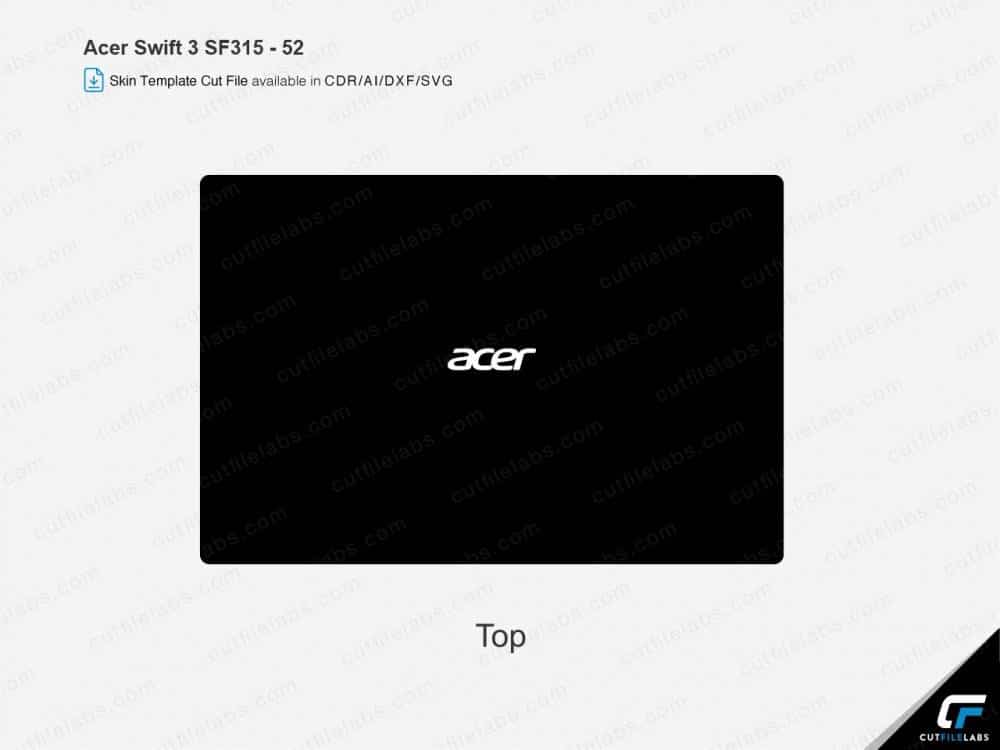 Acer Swift 3 SF315 - 52 Cut File Template