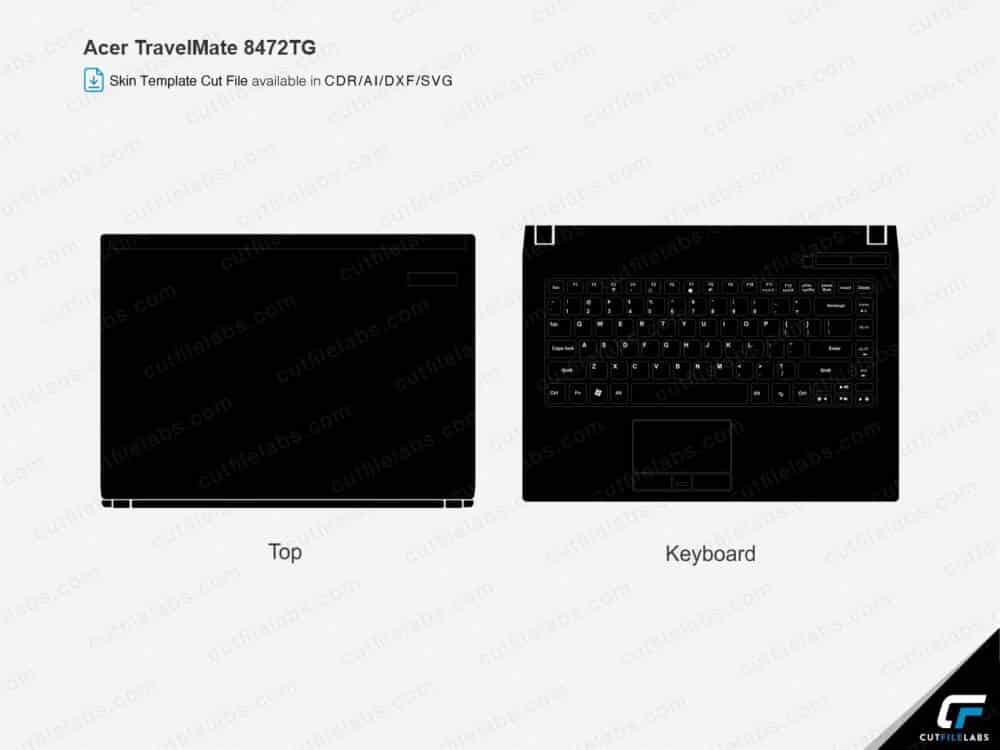 Acer TravelMate 8472TG Cut File Template
